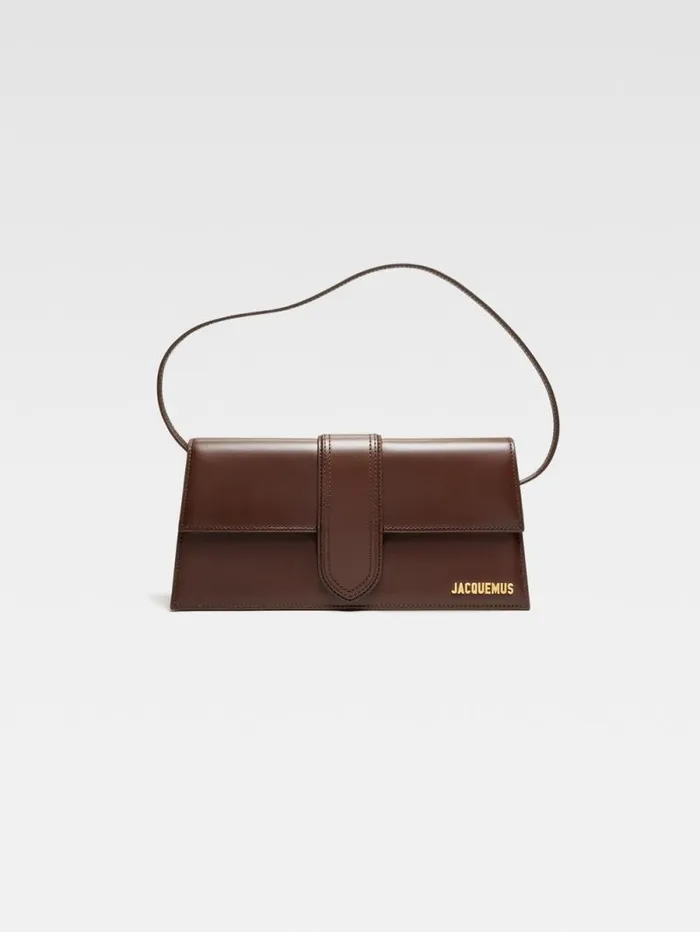 JACQUEMUS The Long Bambino Brown Women Shoulder Bags