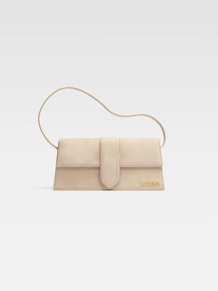 JACQUEMUS The Long Bambino Dark Beige Women Shoulder Bags