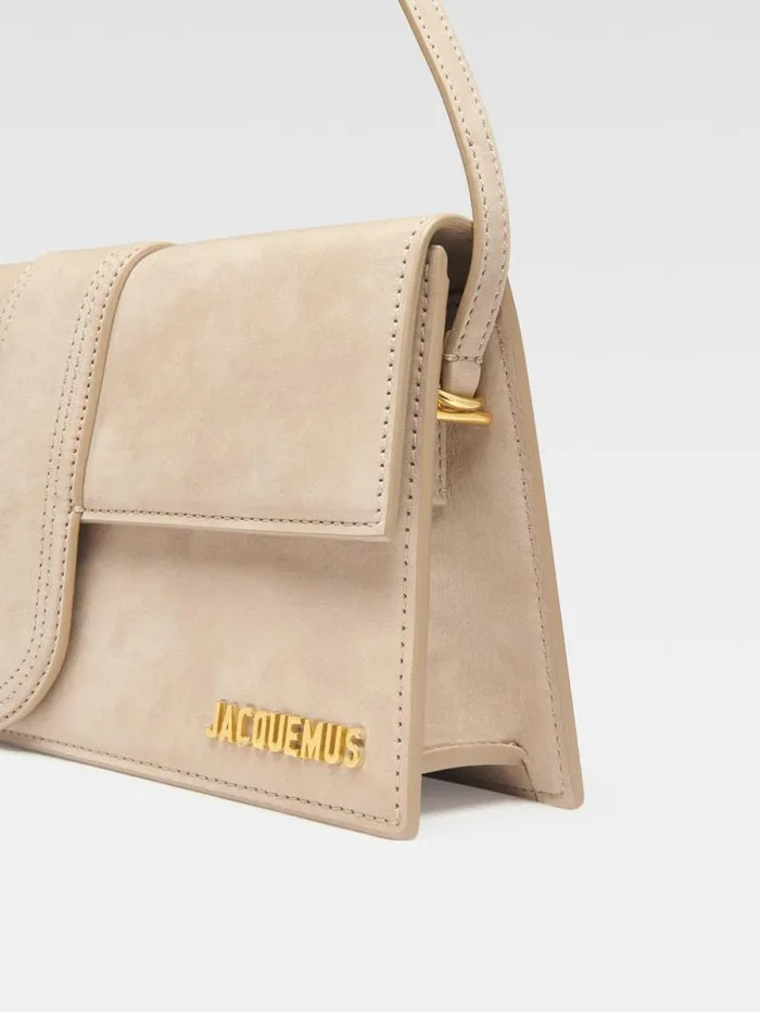 JACQUEMUS The Long Bambino Dark Beige Women Shoulder Bags JACQUEMUS The Long Bambino Dark Beige Women Shoulder Bags