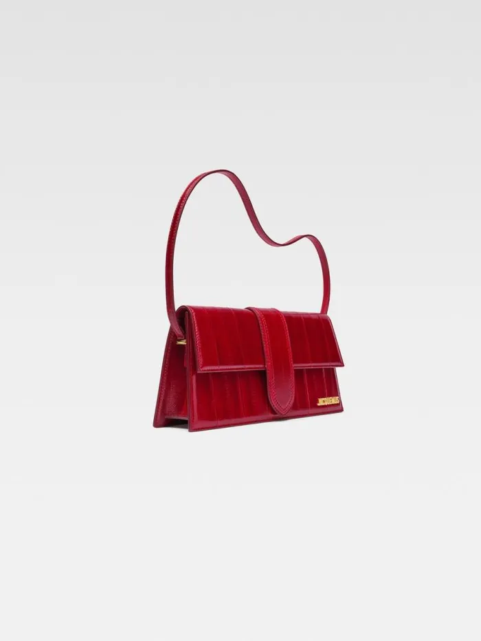 JACQUEMUS The Long Bambino Dark Red Women Shoulder Bags JACQUEMUS The Long Bambino Dark Red Women Shoulder Bags