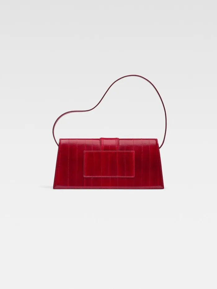 JACQUEMUS The Long Bambino Dark Red Women Shoulder Bags JACQUEMUS The Long Bambino Dark Red Women Shoulder Bags