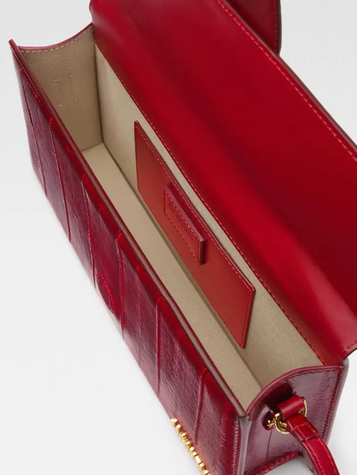 JACQUEMUS The Long Bambino Dark Red Women Shoulder Bags JACQUEMUS The Long Bambino Dark Red Women Shoulder Bags