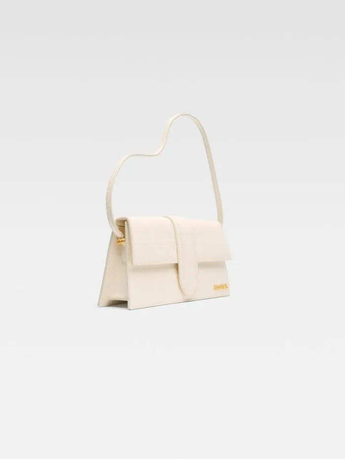 JACQUEMUS The Long Bambino Light Ivory Women Shoulder Bags JACQUEMUS The Long Bambino Light Ivory Women Shoulder Bags