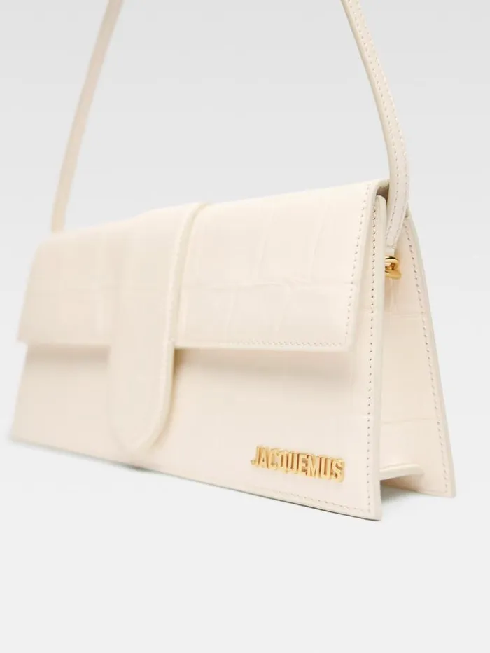 JACQUEMUS The Long Bambino Light Ivory Women Shoulder Bags JACQUEMUS The Long Bambino Light Ivory Women Shoulder Bags