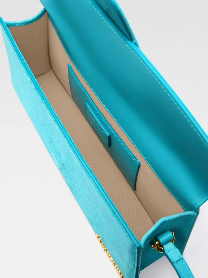 JACQUEMUS The Long Bambino Light Turquoise Women Shoulder Bags JACQUEMUS The Long Bambino Light Turquoise Women Shoulder Bags