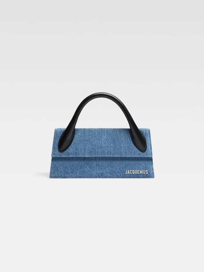 JACQUEMUS The Long Chiquito Blue Women Crossbody and Handbags