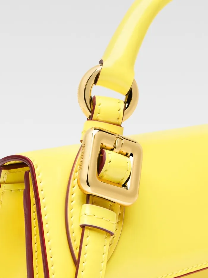 JACQUEMUS The Long Chiquito With Buckle Yellow Women Crossbody and Handbags JACQUEMUS The Long Chiquito With Buckle Yellow Women Crossbody and Handbags