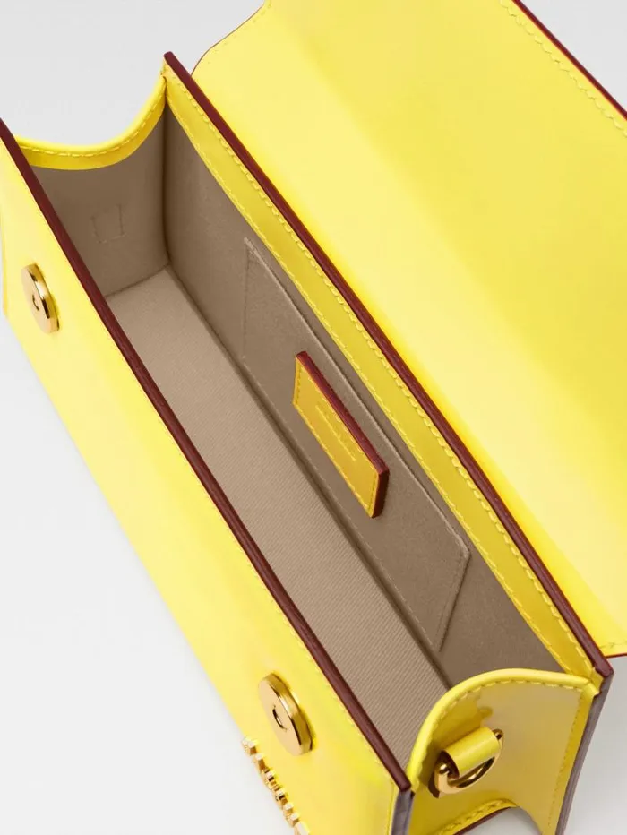 JACQUEMUS The Long Chiquito With Buckle Yellow Women Crossbody and Handbags JACQUEMUS The Long Chiquito With Buckle Yellow Women Crossbody and Handbags