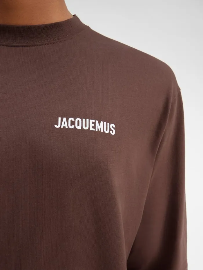 JACQUEMUS The Longsleeve Tshirt Brown WomenMen Tshirts JACQUEMUS The Longsleeve Tshirt Brown WomenMen Tshirts