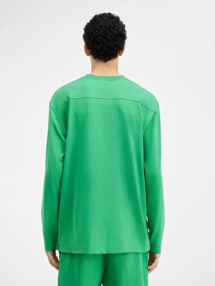 JACQUEMUS The Longsleeve Tshirt Green WomenMen Tshirts JACQUEMUS The Longsleeve Tshirt Green WomenMen Tshirts