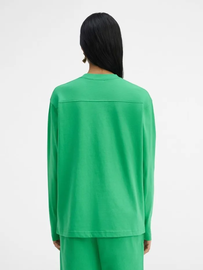 JACQUEMUS The Longsleeve Tshirt Green WomenMen Tshirts JACQUEMUS The Longsleeve Tshirt Green WomenMen Tshirts