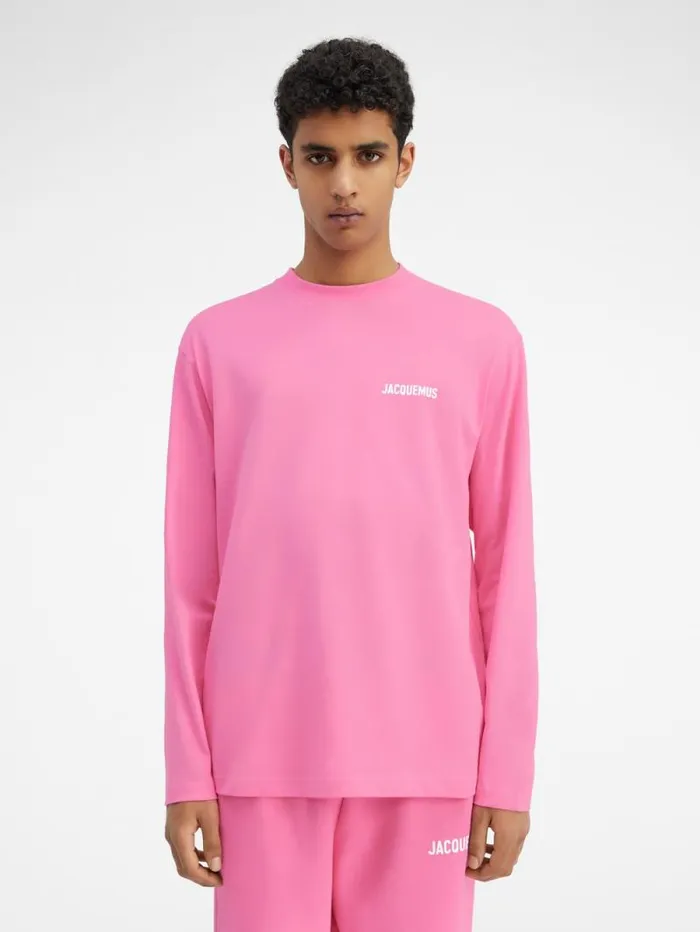 JACQUEMUS The Longsleeve Tshirt Pink WomenMen Tshirts