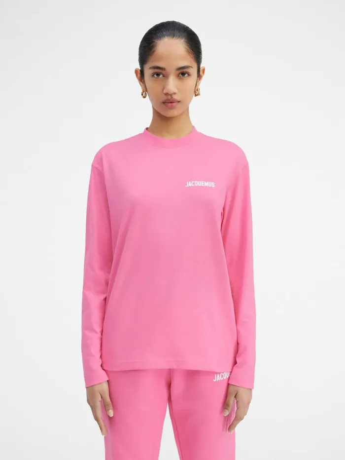 JACQUEMUS The Longsleeve Tshirt Pink WomenMen Tshirts JACQUEMUS The Longsleeve Tshirt Pink WomenMen Tshirts