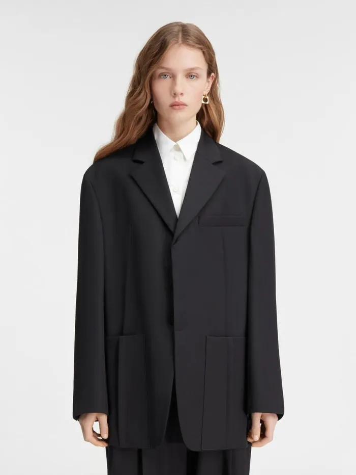 JACQUEMUS The Man039s Jacket Black Women Coats and Jackets
