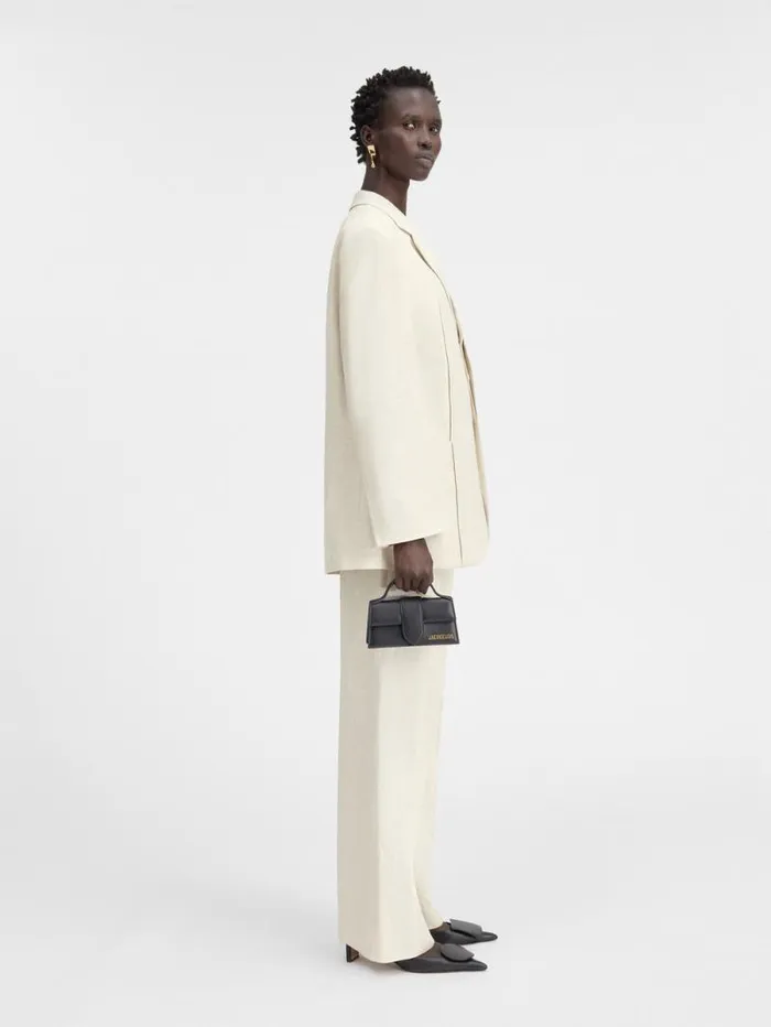 JACQUEMUS The Man039s Jacket Light Beige Women Coats and Jackets