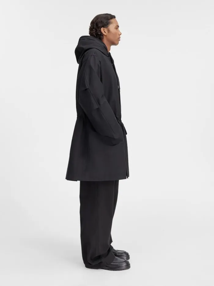 JACQUEMUS The Marrone Parka Black Men Coats and Jackets