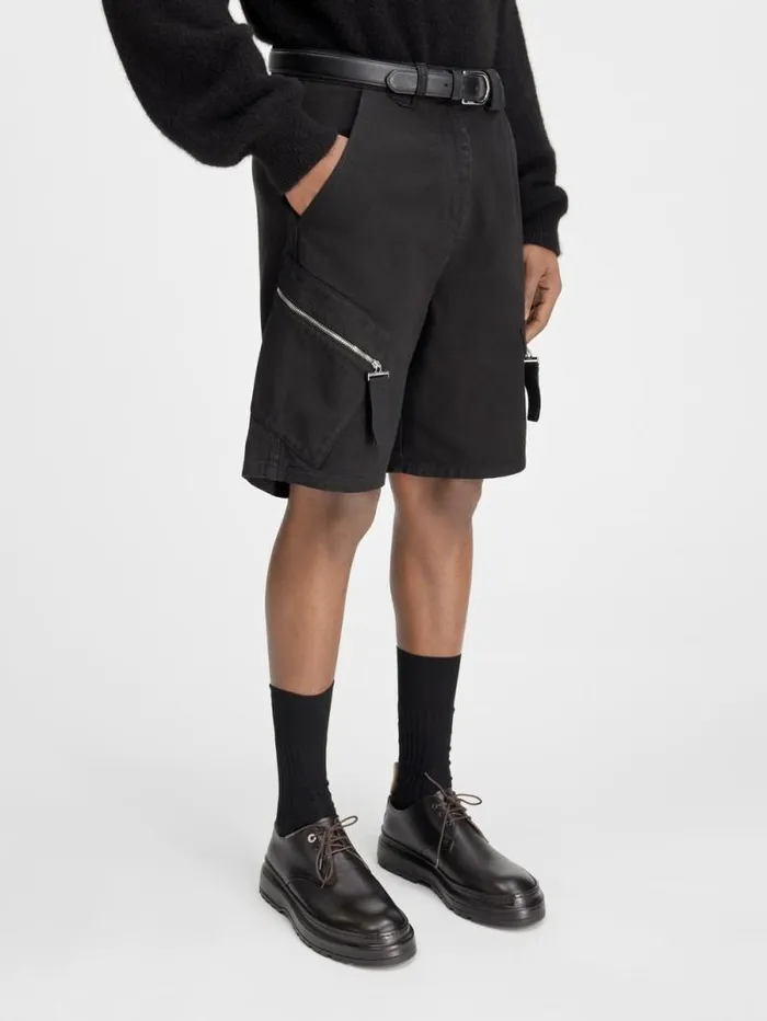 JACQUEMUS The Marrone Shorts Black Men Trousers and Shorts JACQUEMUS The Marrone Shorts Black Men Trousers and Shorts