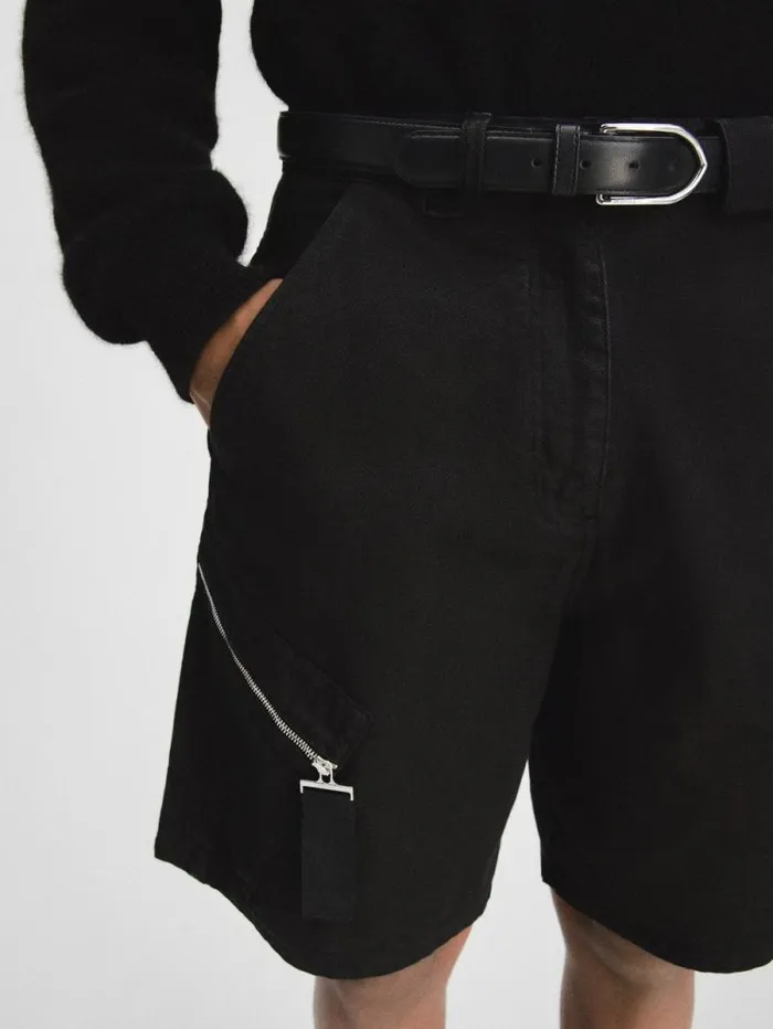 JACQUEMUS The Marrone Shorts Black Men Trousers and Shorts JACQUEMUS The Marrone Shorts Black Men Trousers and Shorts