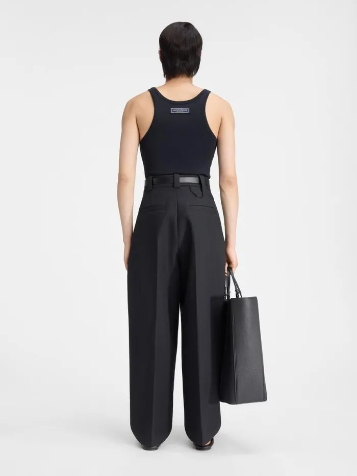 JACQUEMUS The Marzio Pants Black Men Trousers and Shorts JACQUEMUS The Marzio Pants Black Men Trousers and Shorts