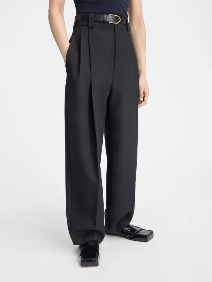 JACQUEMUS The Marzio Pants Black Men Trousers and Shorts JACQUEMUS The Marzio Pants Black Men Trousers and Shorts