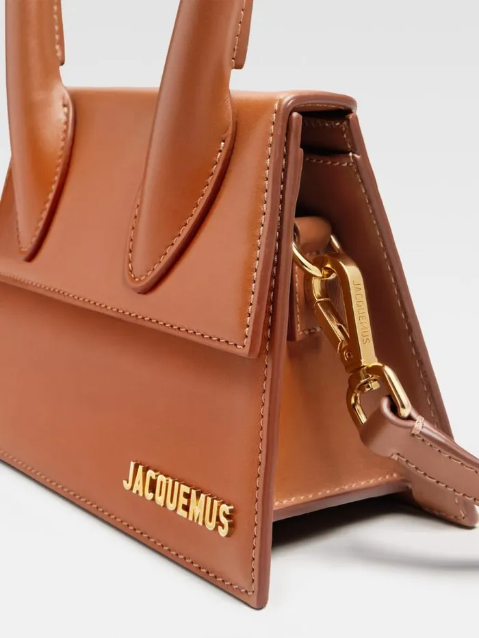 JACQUEMUS The Medium Chiquito Light Brown Women Crossbody and Handbags JACQUEMUS The Medium Chiquito Light Brown Women Crossbody and Handbags