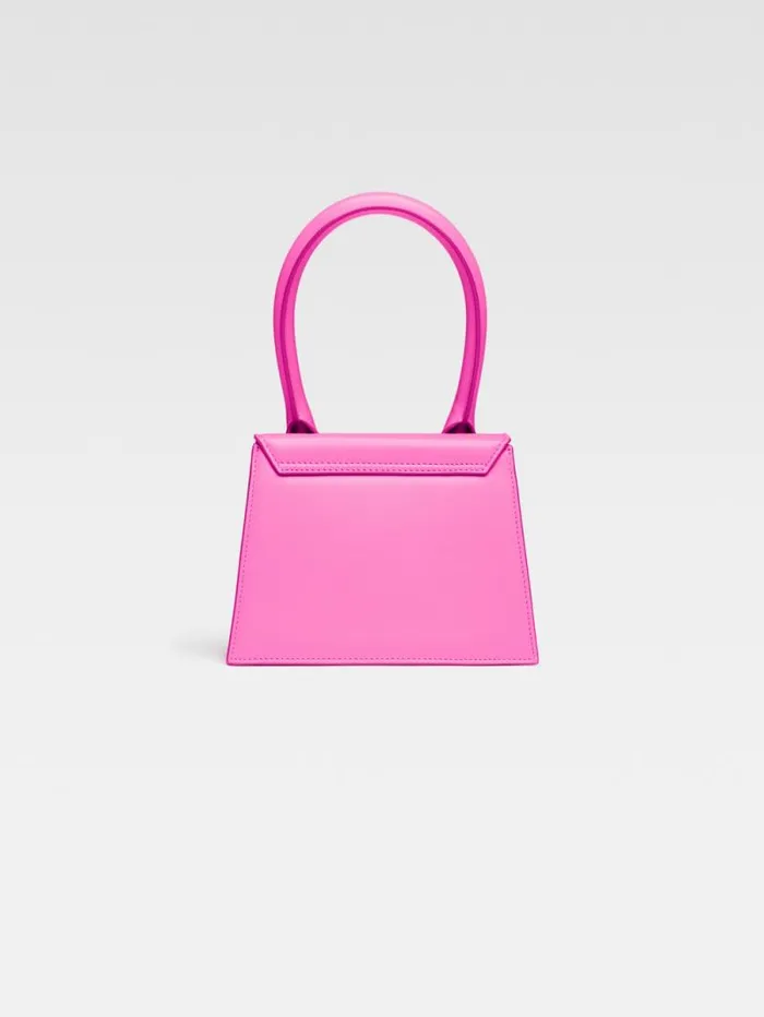 JACQUEMUS The Medium Chiquito Pink Women Crossbody and Handbags JACQUEMUS The Medium Chiquito Pink Women Crossbody and Handbags