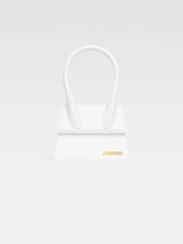 JACQUEMUS The Medium Chiquito White Women Crossbody and Handbags