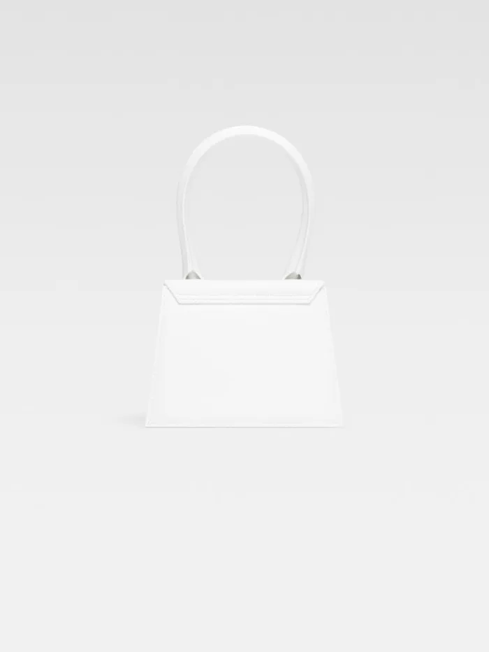 JACQUEMUS The Medium Chiquito White Women Crossbody and Handbags JACQUEMUS The Medium Chiquito White Women Crossbody and Handbags