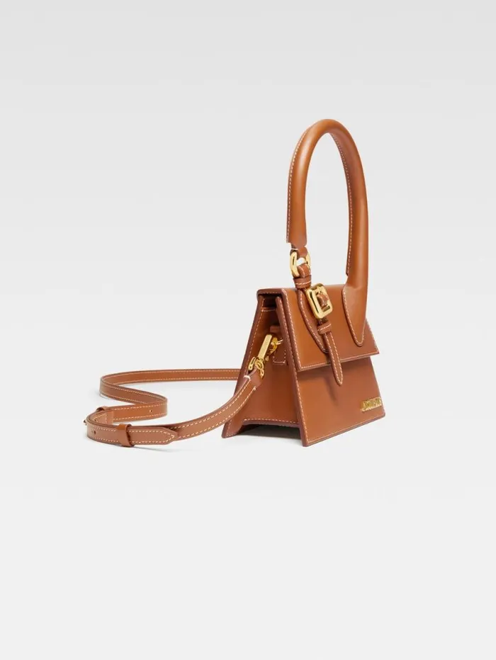 JACQUEMUS The Medium Chiquito With Buckle Light Brown Women Crossbody and Handbags JACQUEMUS The Medium Chiquito With Buckle Light Brown Women Crossbody and Handbags