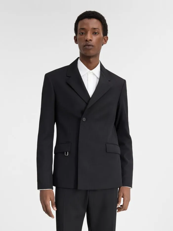 JACQUEMUS The Melo Jacket Black Men Coats and Jackets