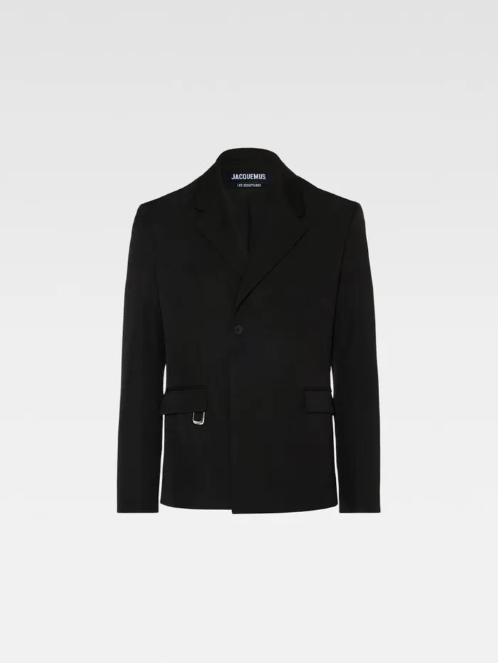 JACQUEMUS The Melo Jacket Black Men Coats and Jackets