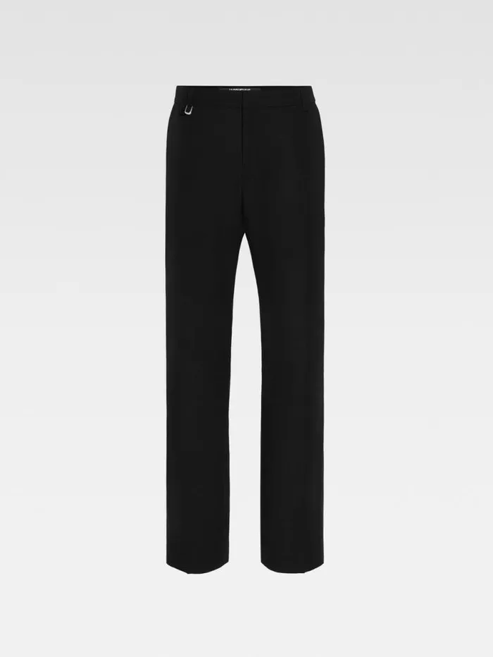JACQUEMUS The Melo Pants Black Men Trousers and Shorts