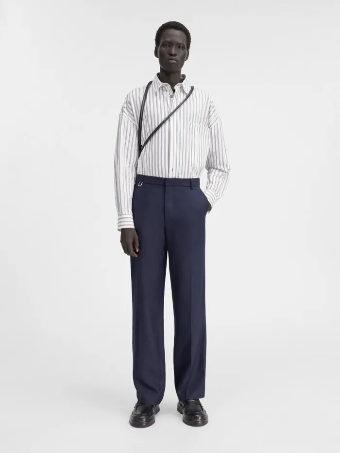 JACQUEMUS The Melo Pants Dark Navy Men Trousers and Shorts