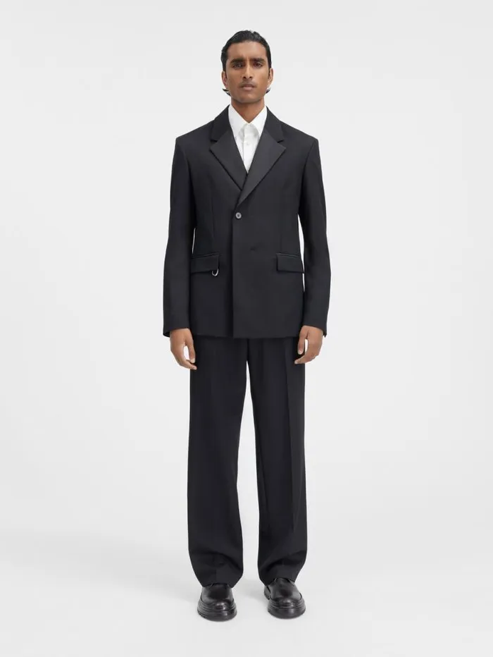 JACQUEMUS The Melo Tuxedo Jacket Black Men Coats and Jackets