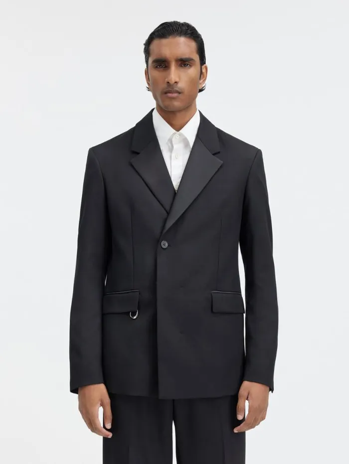 JACQUEMUS The Melo Tuxedo Jacket Black Men Coats and Jackets JACQUEMUS The Melo Tuxedo Jacket Black Men Coats and Jackets