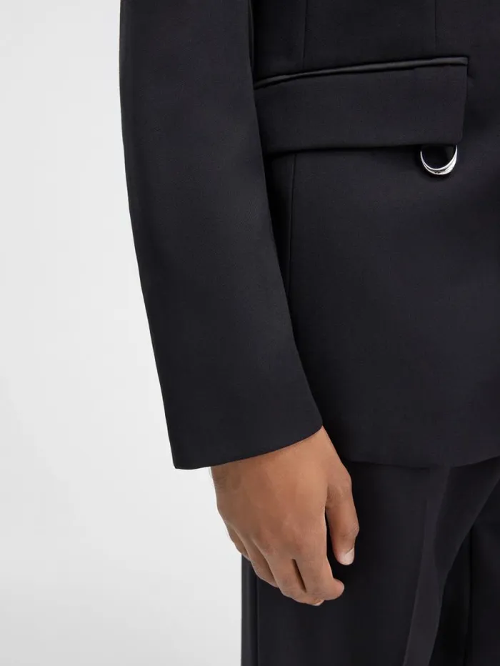JACQUEMUS The Melo Tuxedo Jacket Black Men Coats and Jackets JACQUEMUS The Melo Tuxedo Jacket Black Men Coats and Jackets