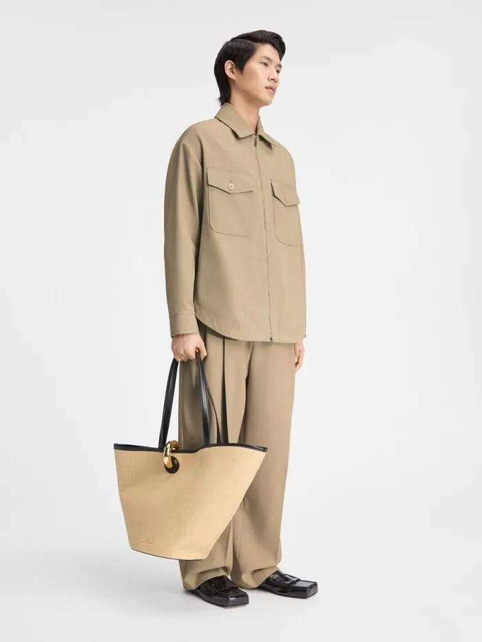 JACQUEMUS The Montaigne Jacket Beige Men Coats and Jackets JACQUEMUS The Montaigne Jacket Beige Men Coats and Jackets