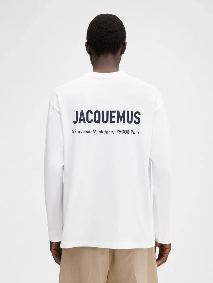 JACQUEMUS The Montaigne Tshirt Montaigne White WomenMen Tshirts