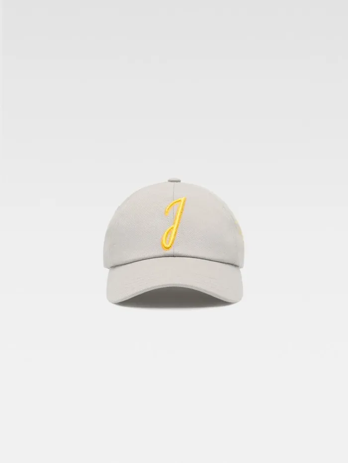 JACQUEMUS The New York Baseball Cap Grey WomenMen Hats