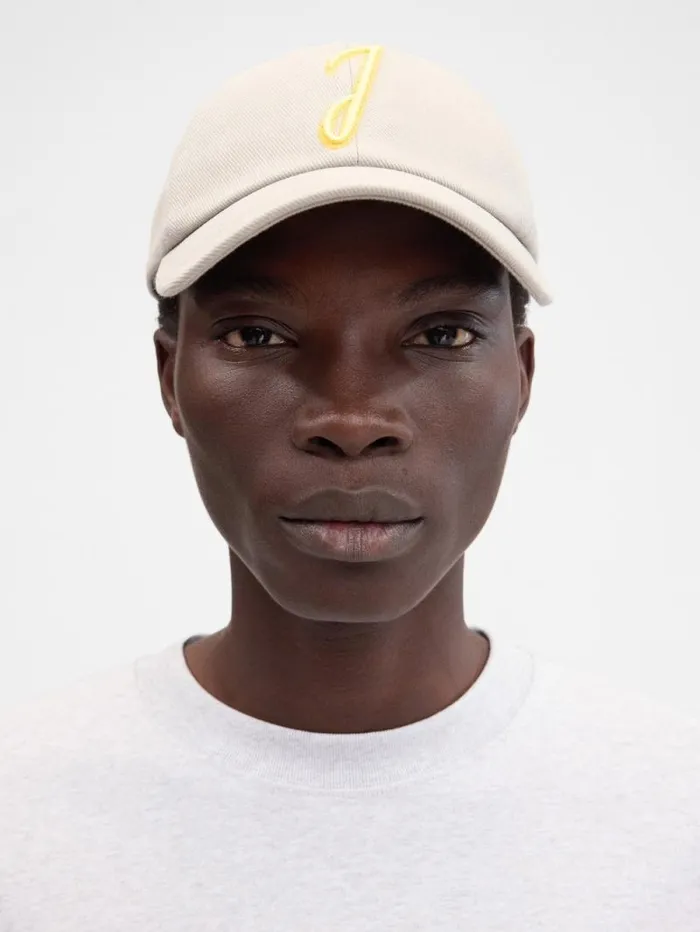 JACQUEMUS The New York Baseball Cap Grey WomenMen Hats
