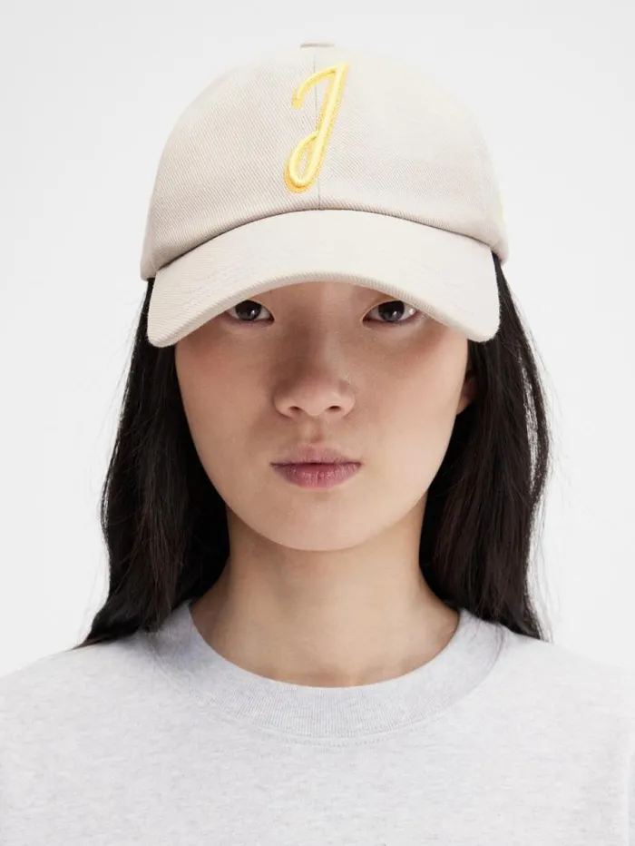 JACQUEMUS The New York Baseball Cap Grey WomenMen Hats