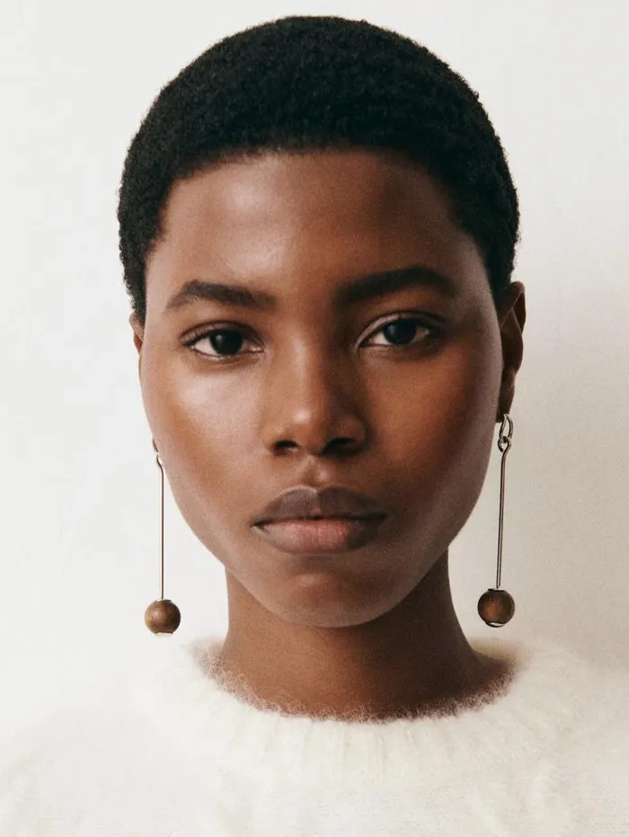 JACQUEMUS The Nodo Earrings Silver Brown Women Jewellery JACQUEMUS The Nodo Earrings Silver Brown Women Jewellery