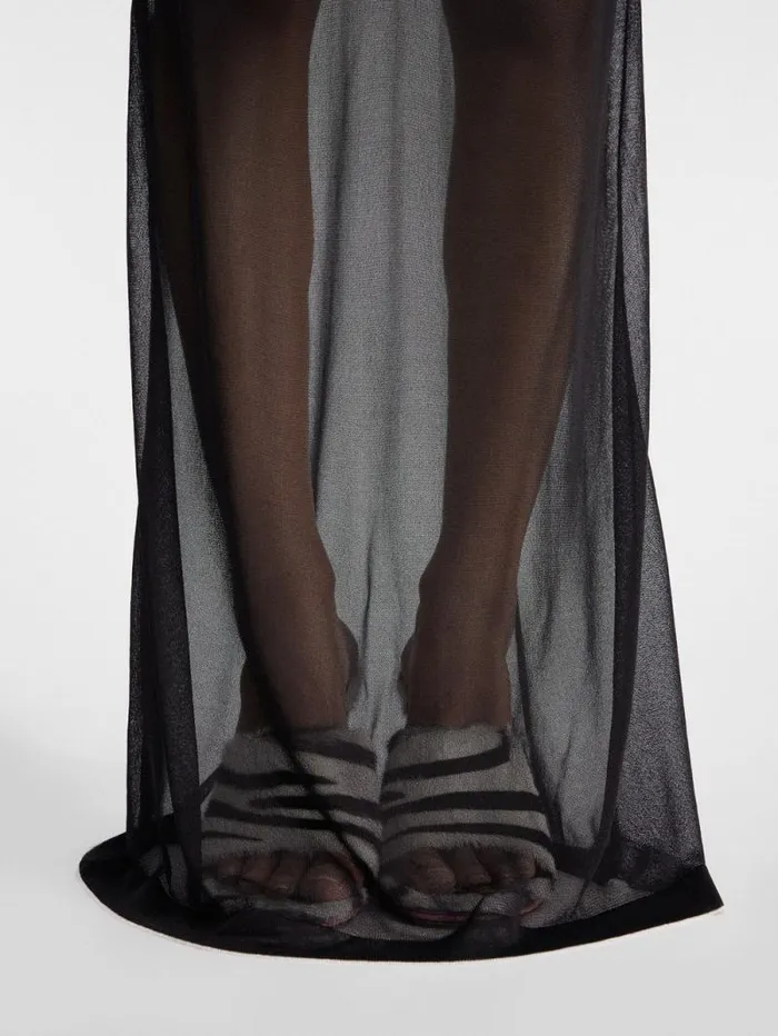 JACQUEMUS The Nodo Knit Dress Black Women Dresses and Skirts JACQUEMUS The Nodo Knit Dress Black Women Dresses and Skirts