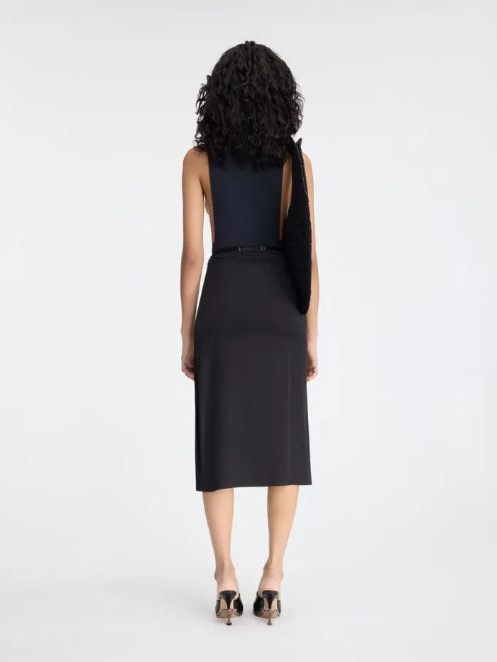 JACQUEMUS The Notte Skirt Black Women Dresses and Skirts JACQUEMUS The Notte Skirt Black Women Dresses and Skirts
