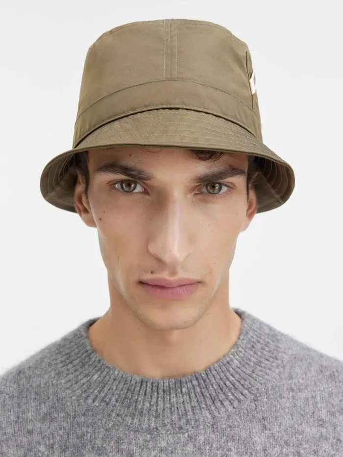 JACQUEMUS The Ovalie Bucket Hat Khaki WomenMen Hats