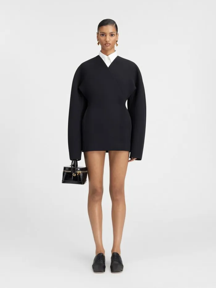 JACQUEMUS The Ovalo Dress Black Women Dresses and Skirts