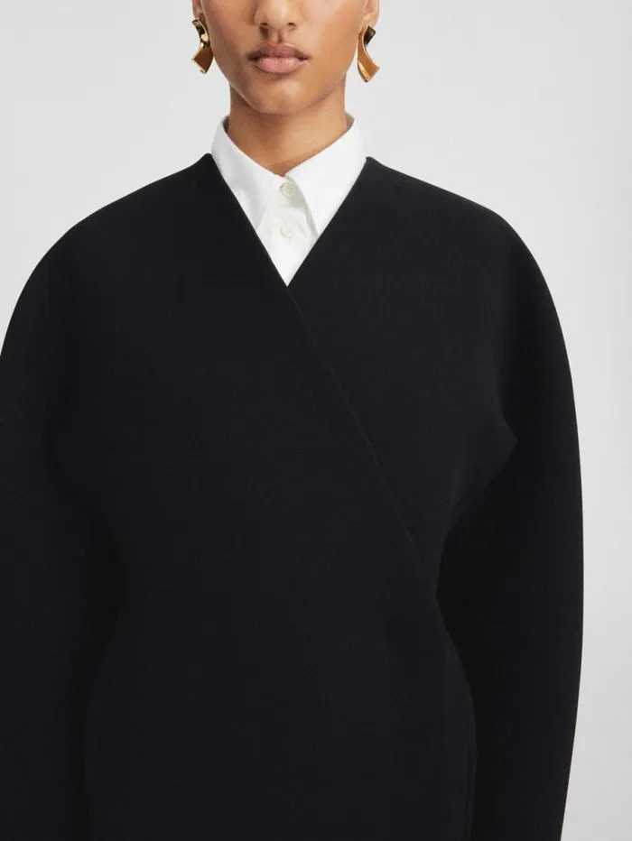 JACQUEMUS The Ovalo Dress Black Women Dresses and Skirts JACQUEMUS The Ovalo Dress Black Women Dresses and Skirts