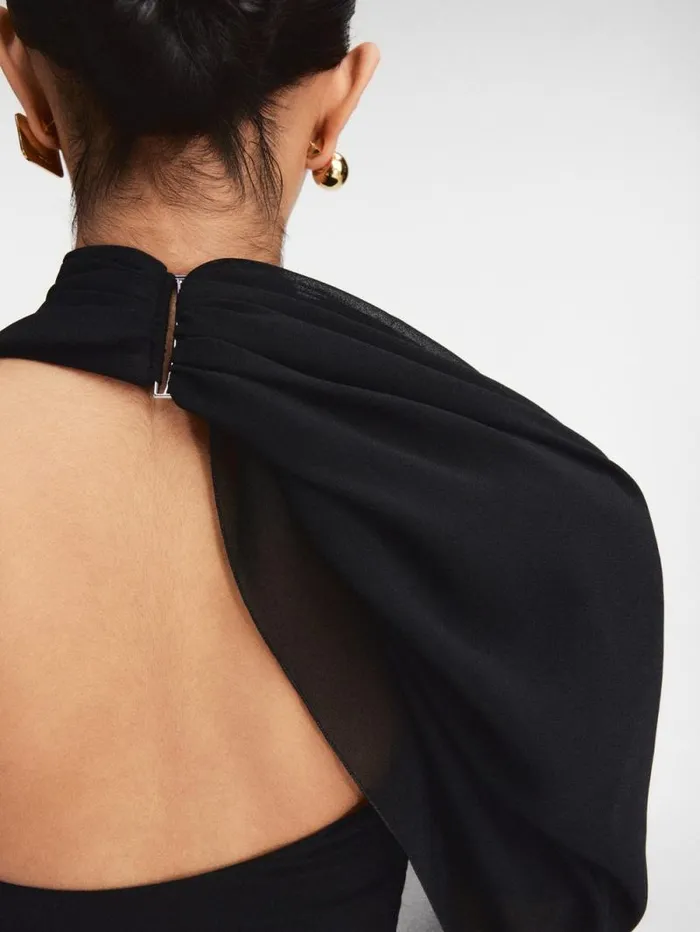 JACQUEMUS The Pablo Top Black Women Tops and Shirts JACQUEMUS The Pablo Top Black Women Tops and Shirts