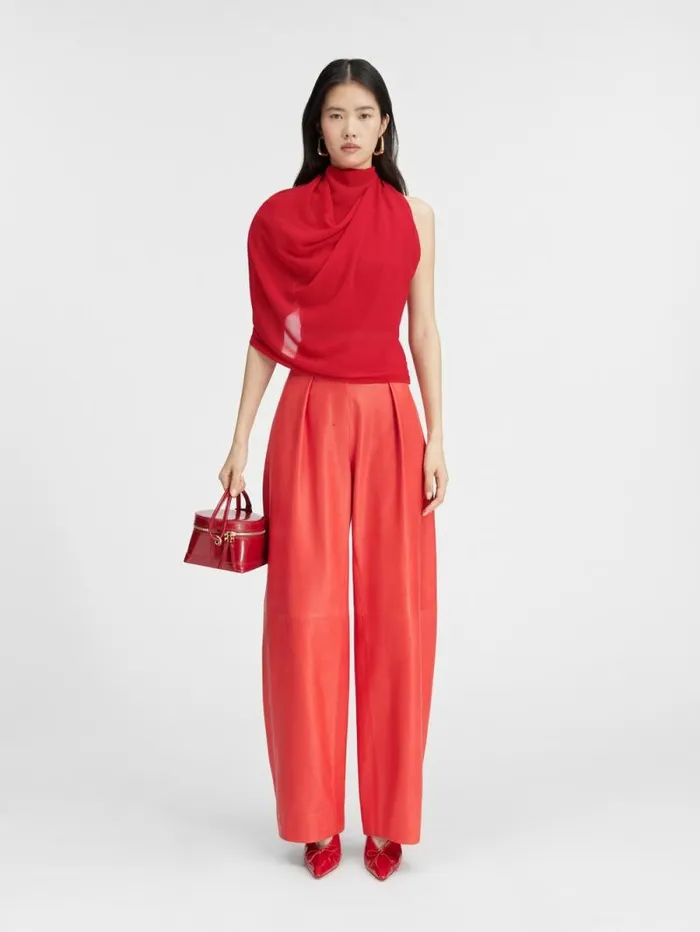 JACQUEMUS The Pablo Top Red Women Tops and Shirts