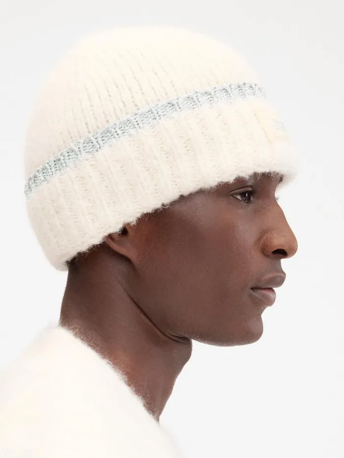 JACQUEMUS The Paoli Beanie Offwhite WomenMen Scarves Beanies and Gloves